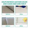 Car Leather Cleaning Cream Seat Maintenance Care Oil Leather Restoration Mink Oil Cream Leather Sofa Car Interior Polishing