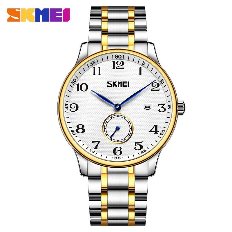 Moment Beauty Модные мужские часы Круглые простые повседневные мужские кварцевые часы из нержавеющей стали Деловые мужские часы