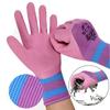 Nylon Working Gloves Latex Wrinkles Protective Mittens Tool Rubber Coated Glove  Female