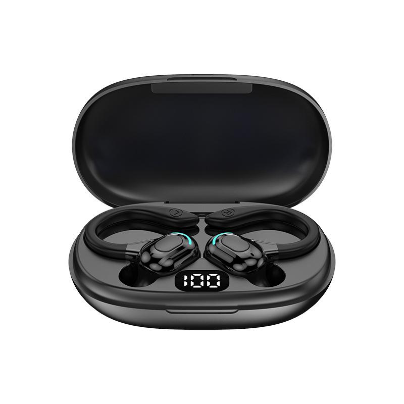 Wireless TWS Bluetooth Earphones: Noise-Cancelling, Over-Ear, Sweatproof, with Charging Case for Sports