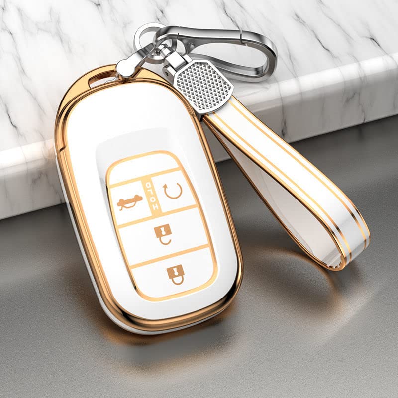 KUNIO Чехол для смарт-ключа Honda, Чехол для ключа, Держатель для ключа, Подходит для HONDA Fit, Odyssey, Step