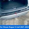 Аксессуары для Nissan X-trail Xtrail Rogue T33 - Накладка на задний бампер багажника, Порог задней двери, Защитная накладка на порог