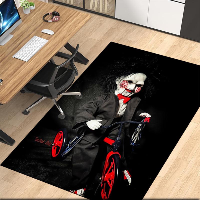 Halloween horror Printed Carpet, for Office Chair Living Room Bedroom Kitchen Room Decor Gifts.