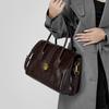 Vintage Genuine Leather Tote Bag Plant Tanned Cow Leather Large Capacity Briefcase Women's Business Trip Commuter Bag