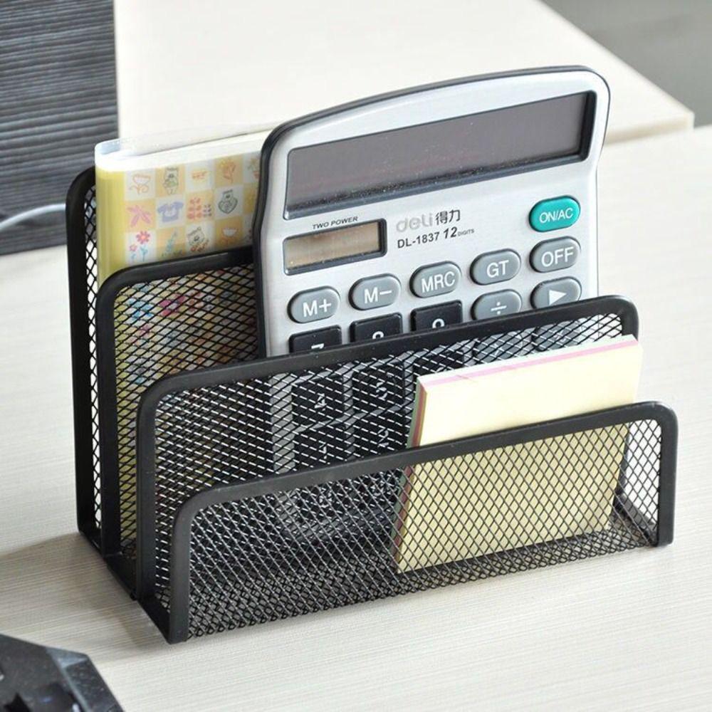 Three-layer Desk Office File Holder Multifunctional Business Document Tray Business Card File