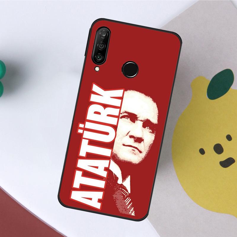 Турецкий флаг Ататюрка для Huawei Nova 5T 9 10 SE 11i 8i 7i 3i Nova Y70 Y60 Y61 Y90 P20 P40 Lite P60 P30 Pro Чехол