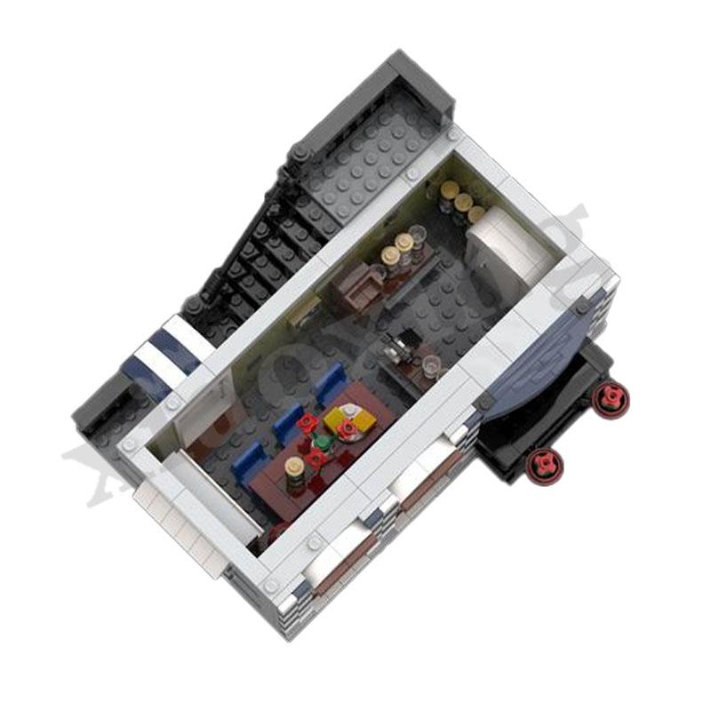 Paris Restaurant Adult Wine Tasting Building Block Series Suitable Toys for Kids Christmas Gifts