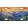 Blue Ridge Mounta Front License Plate for Women Car Vanity Plates Decorative Aluminum Metal Cute Novelty License Plate Cover for Men 6x12 Inch (4