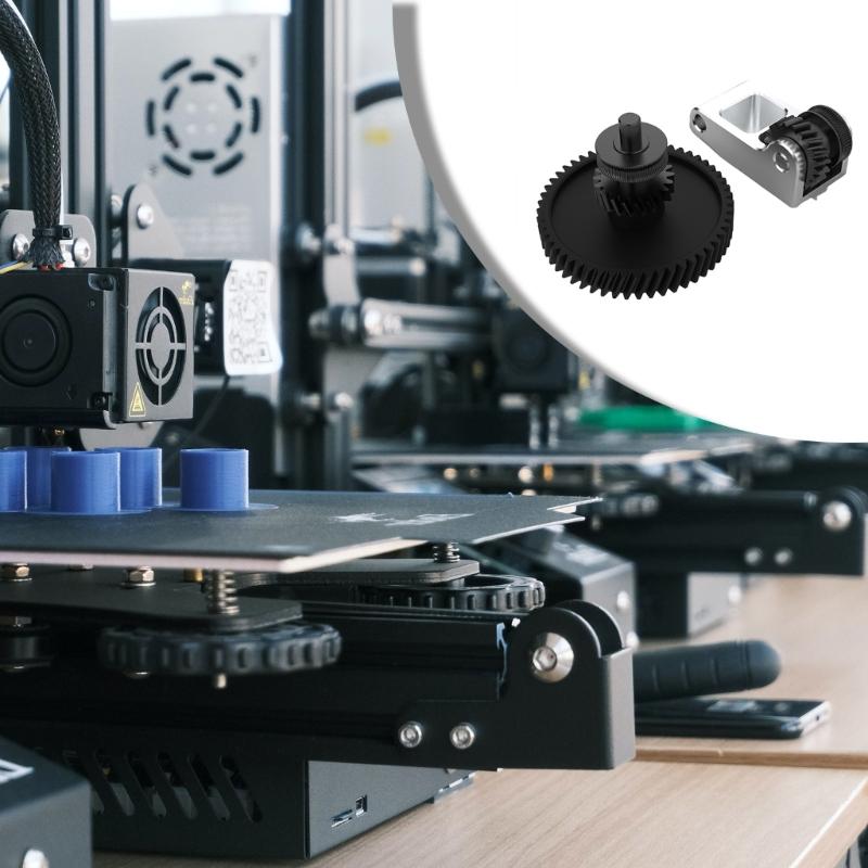 Комплект ручек шестерен экструдера из закаленной стали для 3D-принтера Bambu X1 P1P P1S, приводная шестерня, детали 3D-принтера