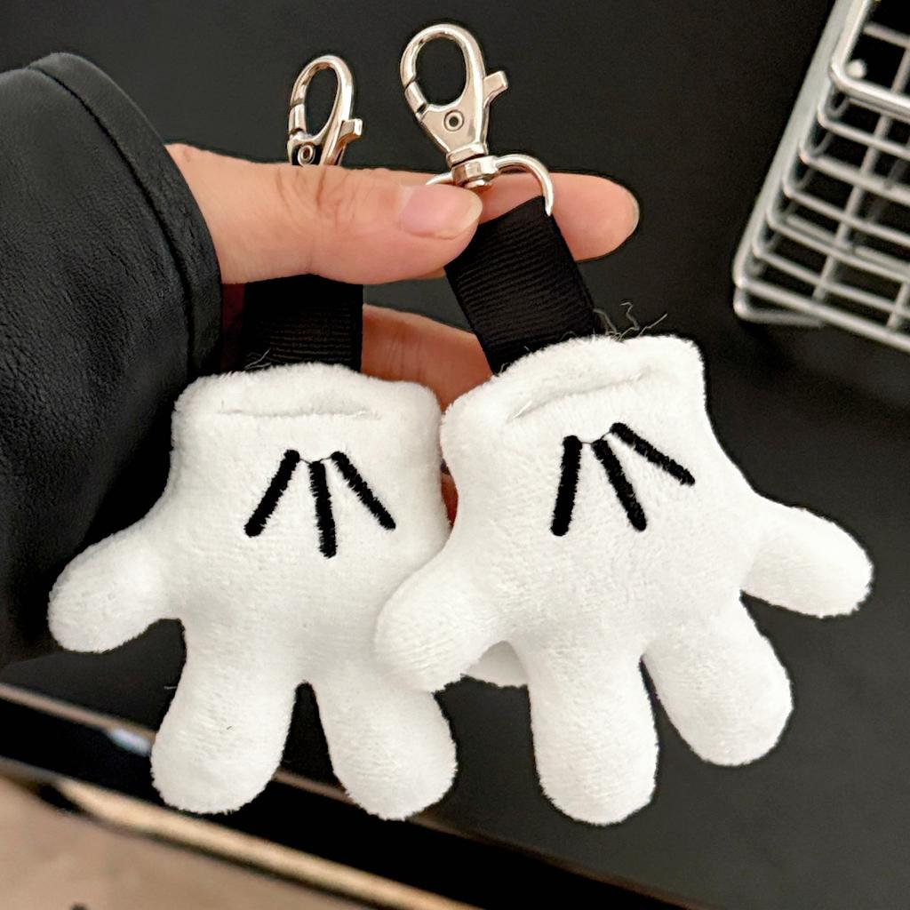 1/2 Pcs Creative And Wonderful Plush Glove Pendant Cute Keychain Bag Decoration Pendant