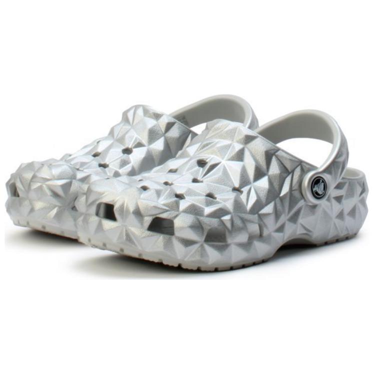 Crocs Модные и универсальные клоги EVA серебристого цвета