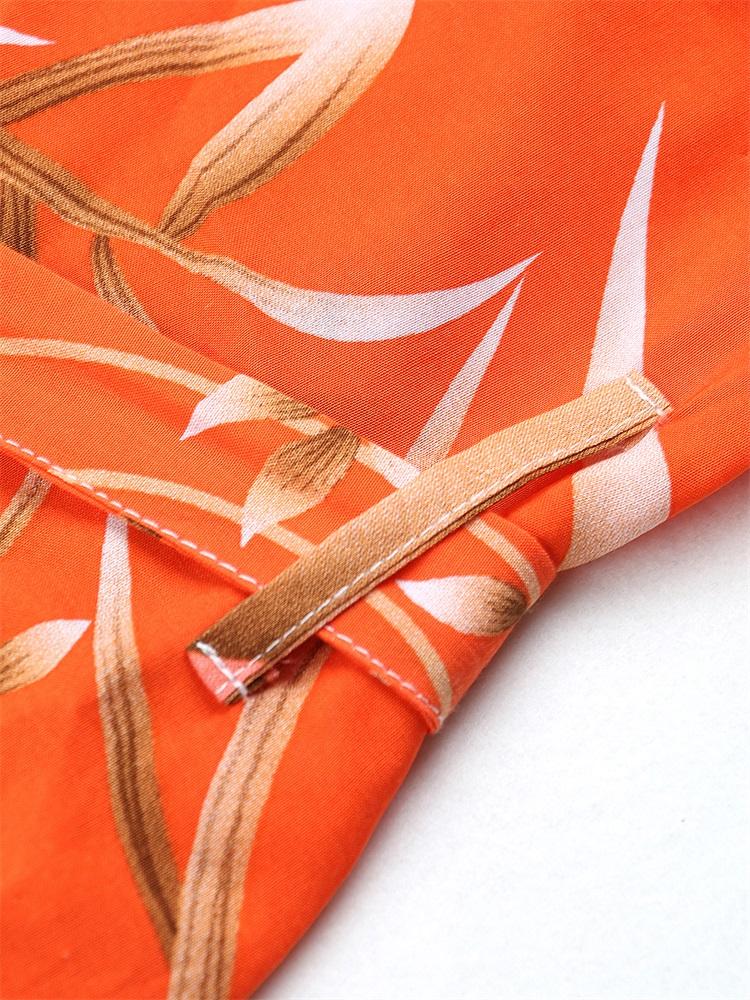 EDOLYNSA Бикини в богемном стиле с принтом, элегантное кимоно с поясом, платье-туника, лето 2024, женская пляжная одежда больших размеров, купальный костюм, накидка Q996