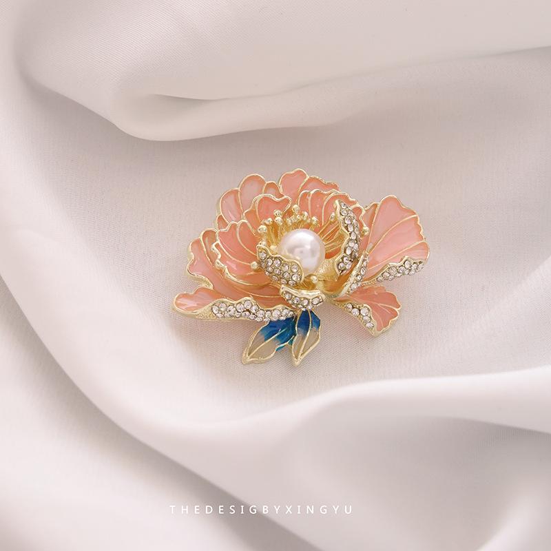 Элегантная брошь в виде золотого жемчужного колоса: Универсальный, Высококлассный Аксессуар для Женщин