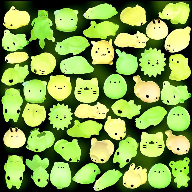 Mochi Игрушки 20 шт./пакет Каваи Сквиши Снятие Стресса Фиджет Подарки на День Рождения Призы в Класс Мальчики Девочки Подарок Девочкам Подарки Наполнители для Пакетов