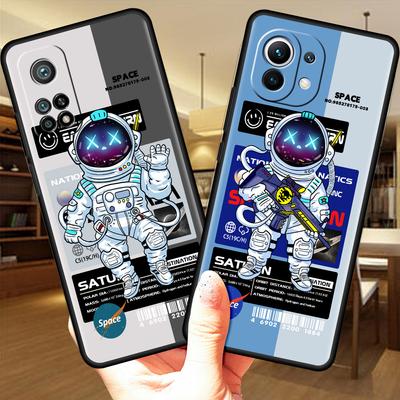 Чехол для Xiaomi Mi Poco X3 NFC F3 11 Lite 5G NE 11T Pro 12 12X Note 10 9T 10T 11i A2 8, модный крутой мягкий чехол для телефона с астронавтом