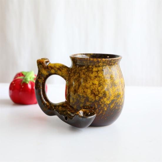 Керамическая кружка с уникальной глазурью Yousheng, чашка в форме кофейника Wake and Bake с эргономичной ручкой, оригинальные подарки для любителей кофе, пекарей