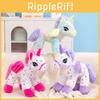 Child Plush Friendly Toy Unicorn Cushion Fluffy Material Bedroom Festival Gift