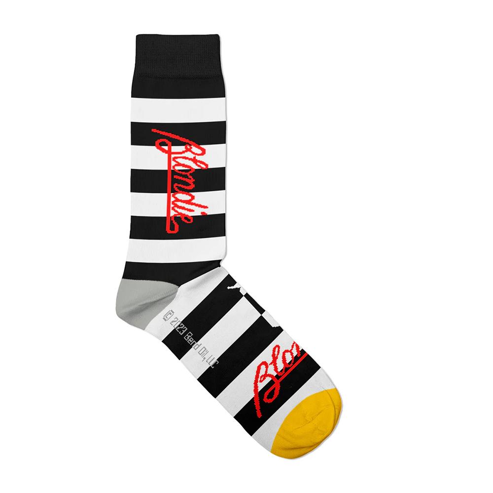 Blondie Unisex Adult Parallel Lines Socks