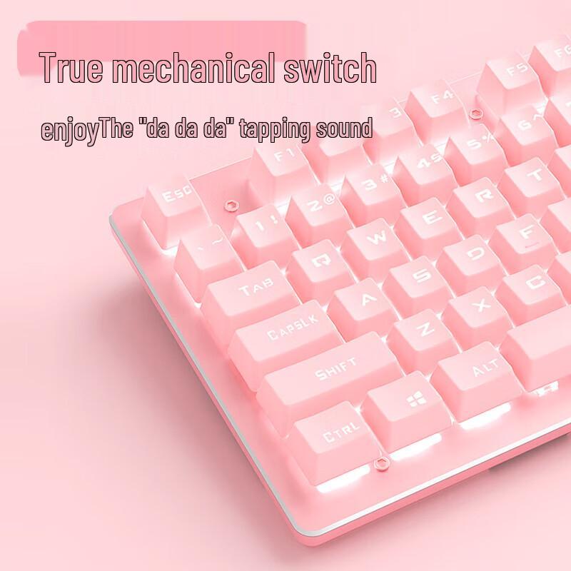 Qianxingzhe 912 Механическая клавиатура в стиле стимпанк с проводным подключением