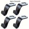 4 PCS Auto Seat Headrest Hook Storage Hanger Car Vehicle Back Seat Organizer Holder For Bag