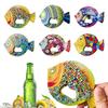 Fish Bottle Opener Magnet Vintage Embossed Design Fish Mouth Bottle Opener RV