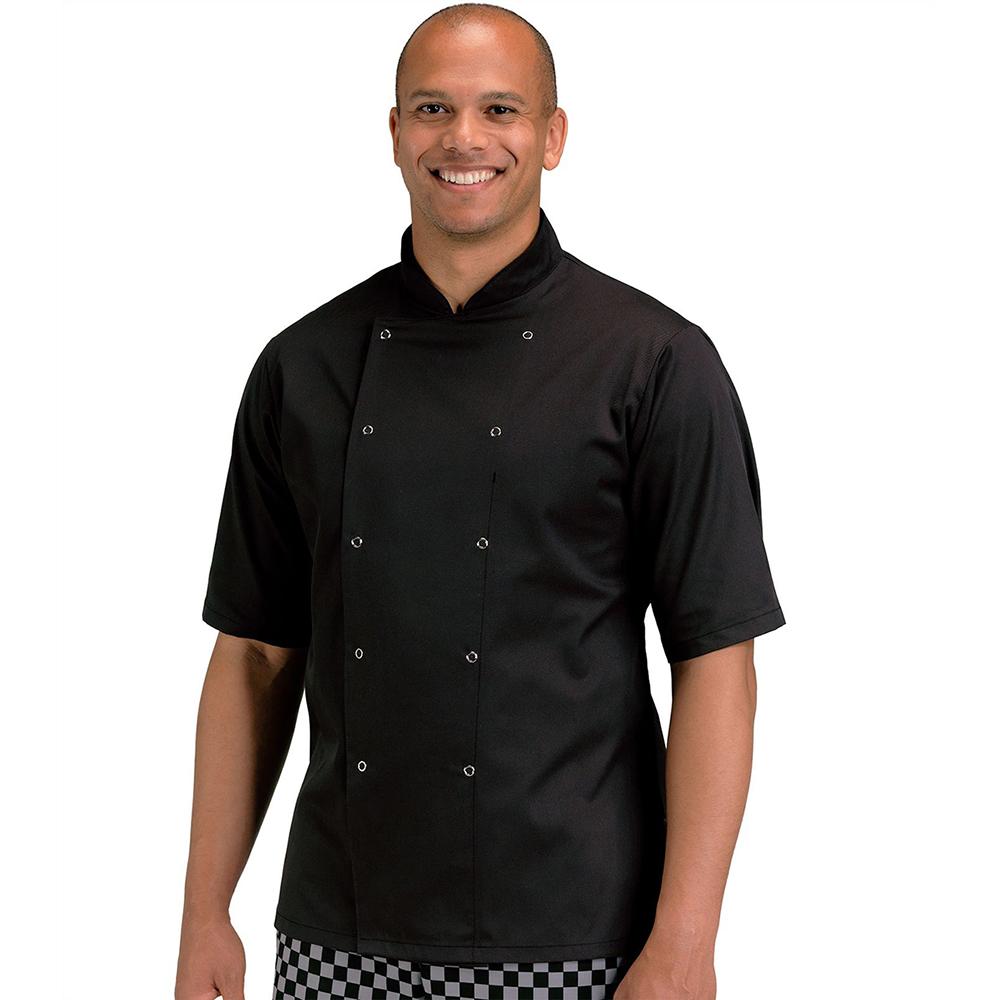 AFD Adults Unisex Short Sleeve Chefs Jacket