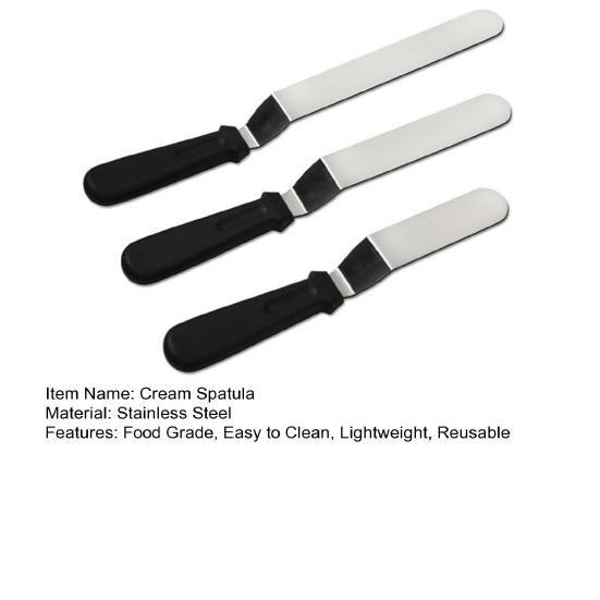 3Pcs Icing Spatula Set Stainless-Steel Offset Spatula Angled Cake Spatulas with Ergonomic Handle Easy To Clean Cake Spatulas Frosting Smoother