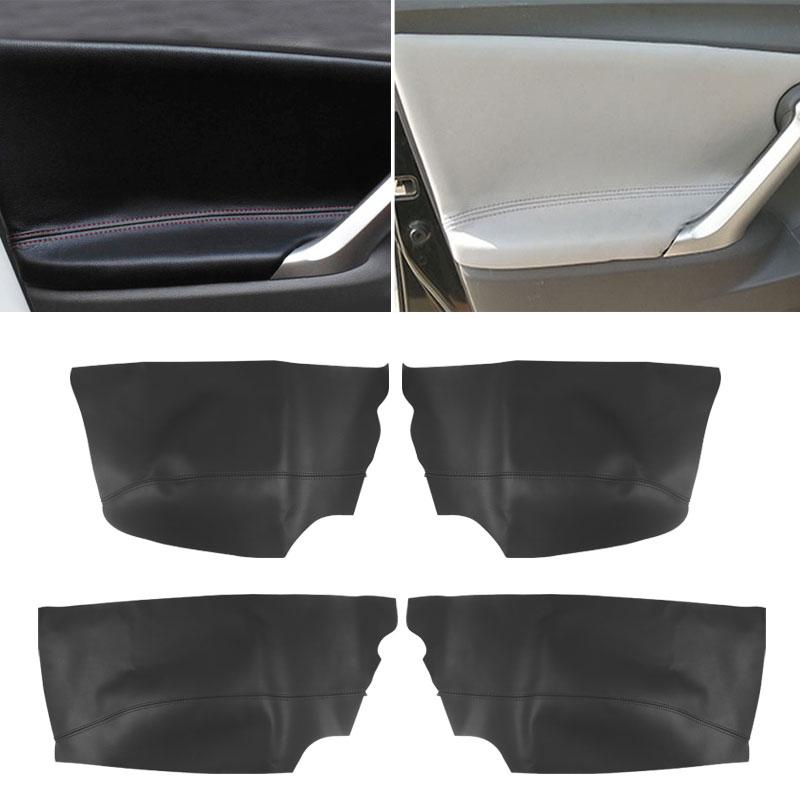 Для Toyota Verso 2009 2010 2011 2012 2013 2014 2015 4 шт. Защитная крышка из микрофибры для внутренней двери, подлокотника, панели