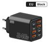 240W GaN USB C Charger 8 in 1 Fast Charging Phone Charger Power Adapter For iPhone Samsung Xiaomi Type C EU/US Plug Wall Charger 4