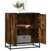 VidaXL Buffet Smoked Oak 68x35x76 Cm Engineered Wood, Storage Cabinet, Entryway Furniture, Accent Furniture, Furniture of 848991