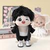 Wedding Dress Cotton Doll Outfit Dress 20cm Doll Flower Dress  DIY Keychain Pendant