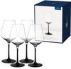 Набор бокалов для вина Villeroy & Boch Manufacture Rock white, 4 предмета (1137988120)