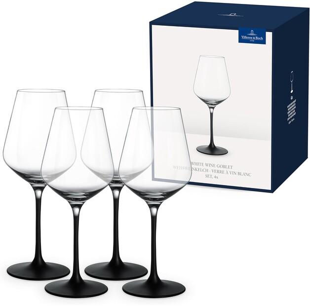 Набор бокалов для вина Villeroy & Boch Manufacture Rock white, 4 предмета (1137988120)
