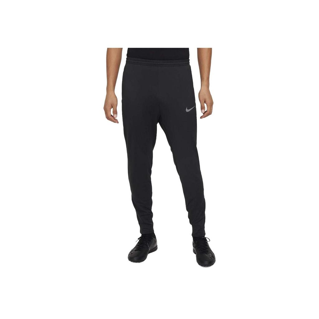 Nike Logo Print Mid-Rise Elastic Cuffed Slim Fit Soccer Pants Men Pants Black FZ0571-010