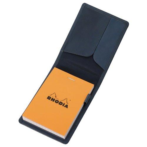 I-story Rhodia Cover No. 11, Premium Japanese Tochigi Leather, Blue