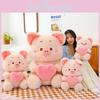 Сердце Свинья Милая Плюшевая Игрушка Мягкая Обнимающая Мягкая Игрушка Декоративный Подарок День Рождения