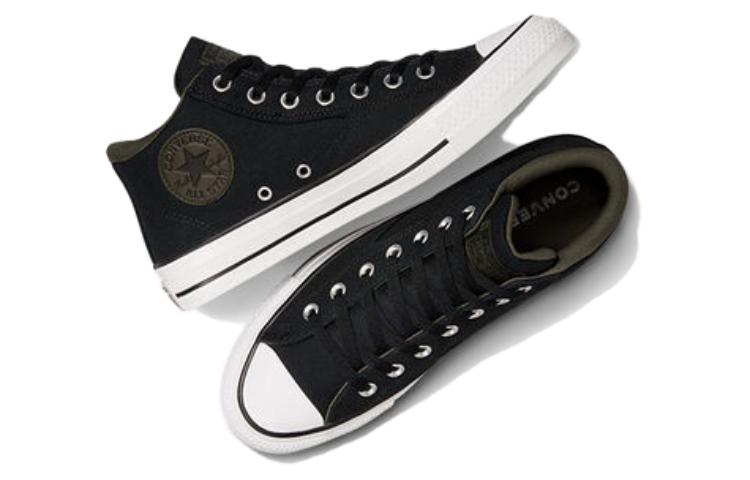 Converse Кеды Chuck Taylor All Star Устойчивые к истиранию Дышащие Устойчивые к истиранию Дышащие Средняя высота Холщовые Унисекс A06606C