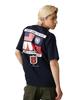 AVIREX TOP GUN SHEETING PATCH T-SHIRT men's L 120 navy 783-3934012