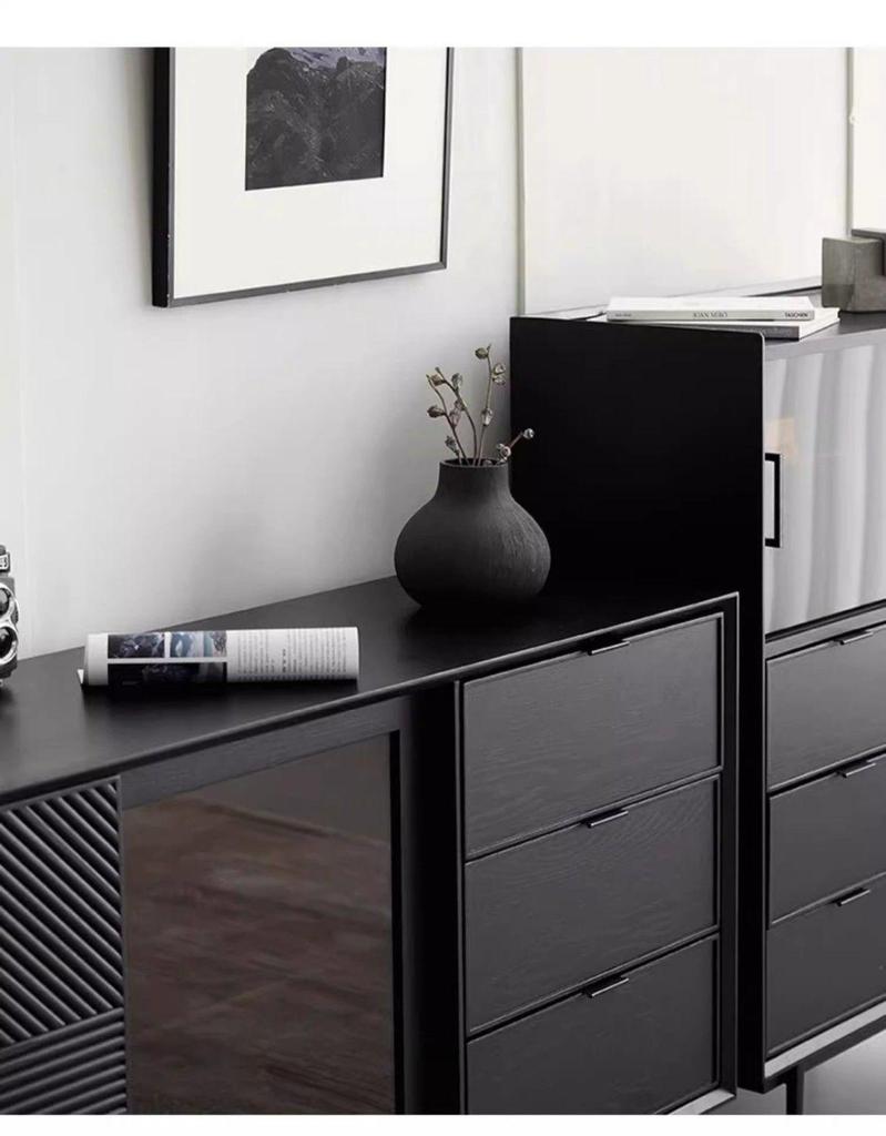 Люкс Буфет с раздвижными дверцами: Хранение в гостиной и на кухне с ящиками