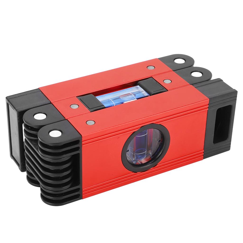 Магнитный Складной Уровень 3 Секции Гибкий Уровень Многоугольный Деревообрабатывающий Уровень Измерительный Инструмент Красный