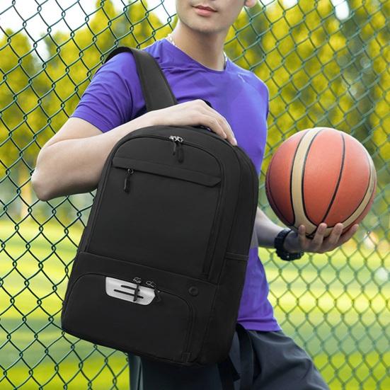 Футбольная сумка с отделением для обуви, водонепроницаемая спортивная сумка большой вместимости, регулируемые плечевые ремни