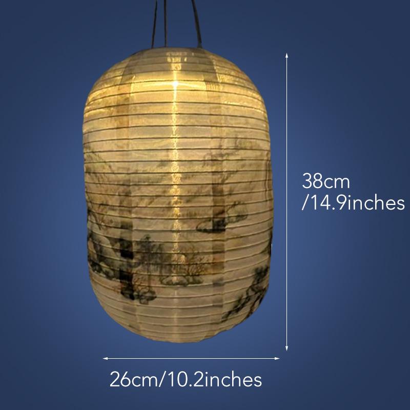 Китайский стиль фонарь уличный водонепроницаемый солнцезащитный люстра восточный стиль фонарь ресторан вечеринка домашний декор абажур