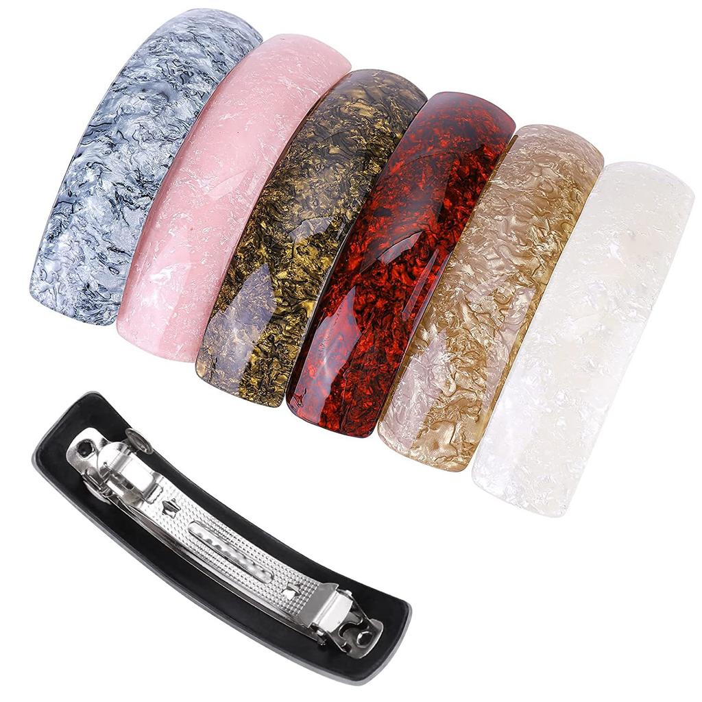 Customization Hair Barrette Clips Large French Pin Vintage One-Line Clip Women's Hair Clip