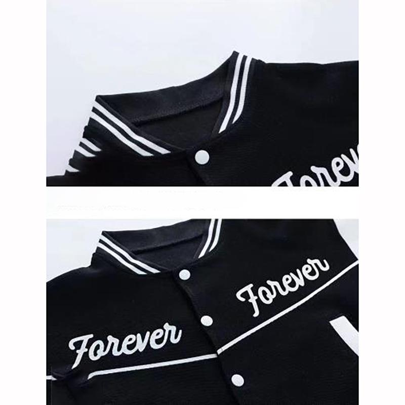 Весенне-осенняя куртка, бейсбольный костюм, одежда, черные, зеленые, стеганые пальто для подростков, хлопковая куртка, детские куртки-бомберы, маленькие детские куртки для мальчиков и девочек