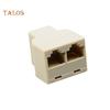 Talos PC House 1-2-полосный двойной гнездовой сетевой адаптер Cat6/5/5e RJ45 Lan Ethernet