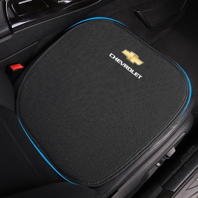 AABHO1 Car Seat Cushion Cover Breathable Flax Fabric Soft Pad For Chevrolet Spark Captiva Cruze Malibu Equinox Trax Camaro Blazer