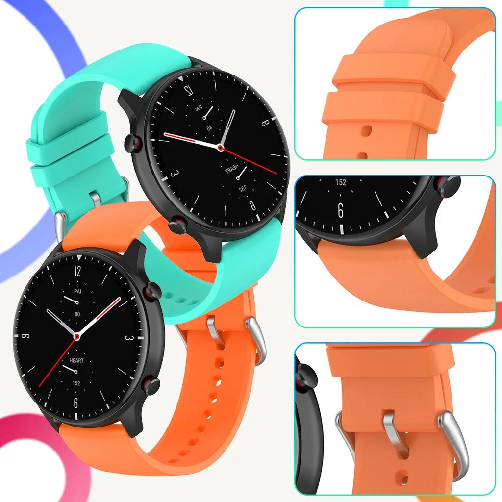For Huami Amazfit GTR 2 2E/GTR 47mm Strap 20/22mm Watchband Sport Wristband For Samsung Galaxy Watch 42mm 45mm/Gear S2 Bracelet