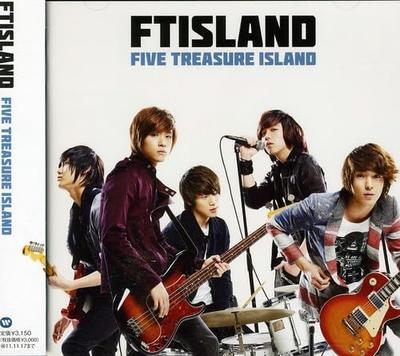 CD FTISLAND - FIVE TREASURE ISLAND Обычное издание WPCL10955PROMO 2011 Япония ObiRock Б/у