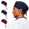 Pure Color Nursing Hats HeadCover Operating Room Work Hat Beauty Solid Scrub Cap  Men Women
