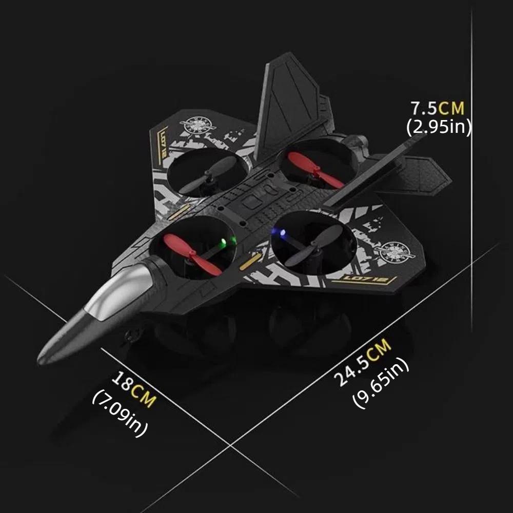 EPP Foam Remote Control Foam Fighter Rechargeable 2.4G Stunt Four Motor Helicopter Toy Gravity Sensing Durable